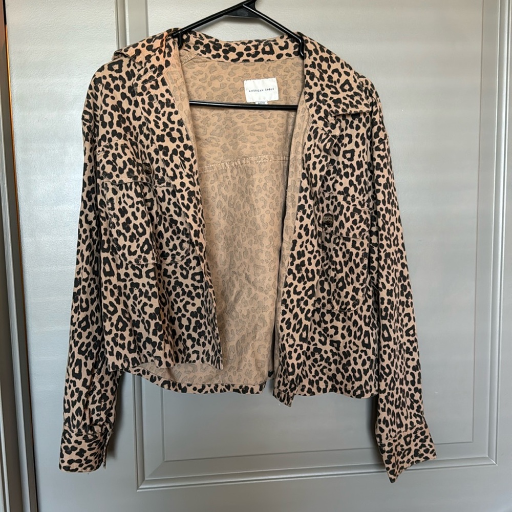 Cheetah print jacket